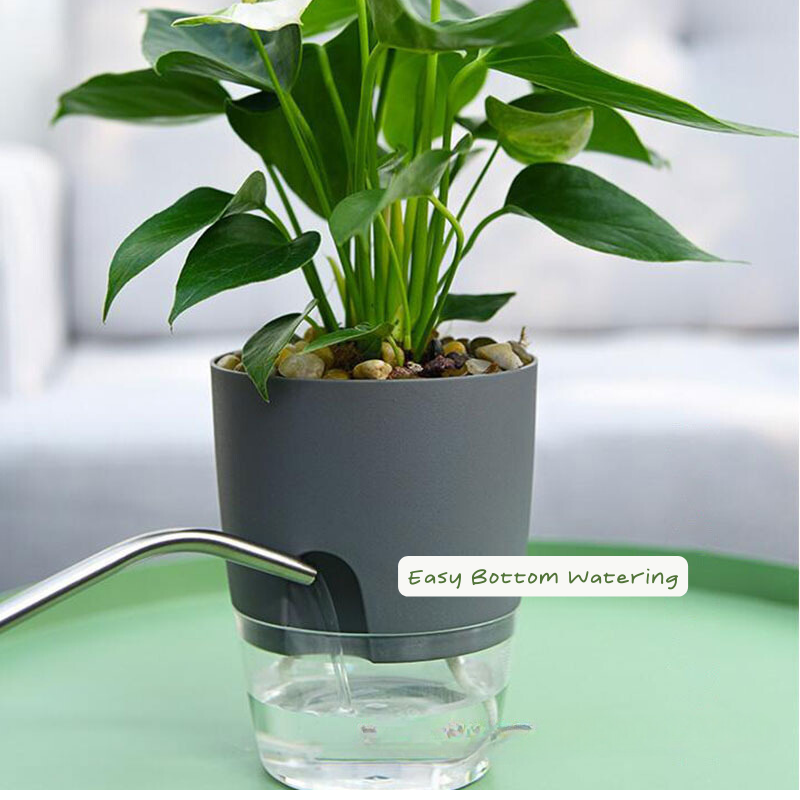Semi Hydroponic Pots - Grey