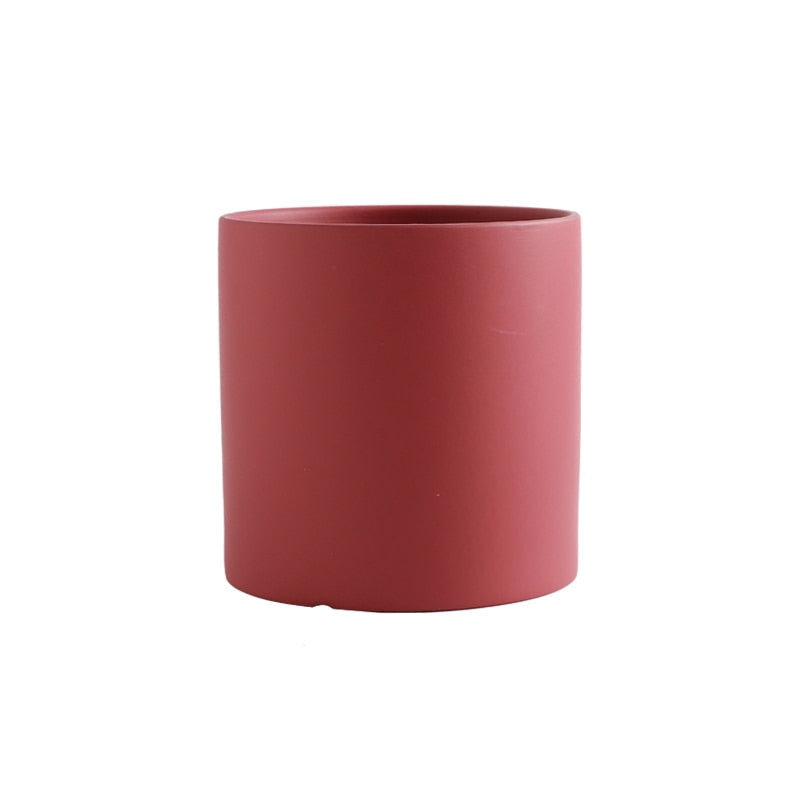 This Simple Ceramic Planter - 5.5" from Earth to Daisy is perfect for the modern plant mom in her indoor jungle! #plantsmakepeoplehappy