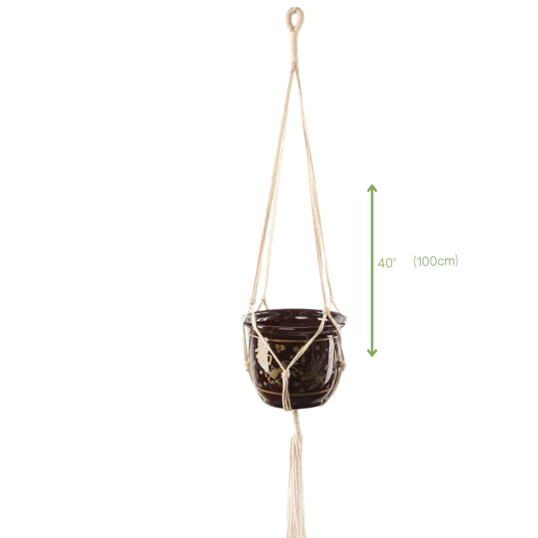 This Macrame Plant Hanger - A from Earth to Daisy is perfect for the modern plant mom in her indoor jungle! #plantsmakepeoplehappy