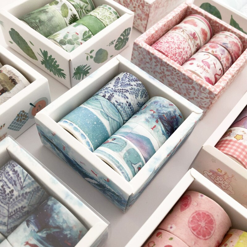 This Planty Washi Tape - Blue Hue from Earth to Daisy is perfect for the modern plant mom in her indoor jungle! #plantsmakepeoplehappy