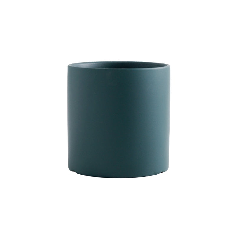 This Simple Ceramic Planter - 5.5" from Earth to Daisy is perfect for the modern plant mom in her indoor jungle! #plantsmakepeoplehappy