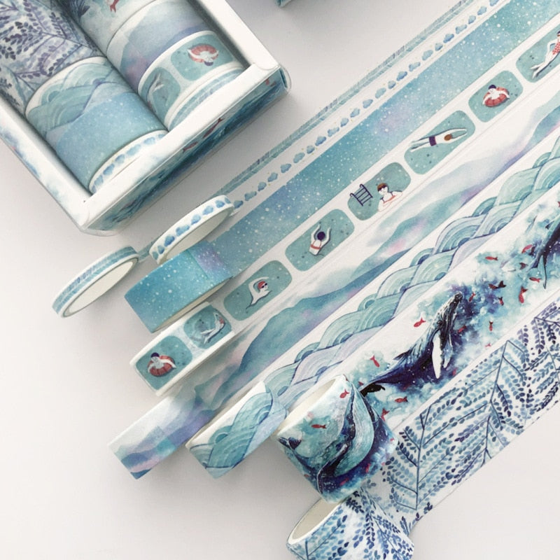 This Planty Washi Tape - Blue Hue from Earth to Daisy is perfect for the modern plant mom in her indoor jungle! #plantsmakepeoplehappy