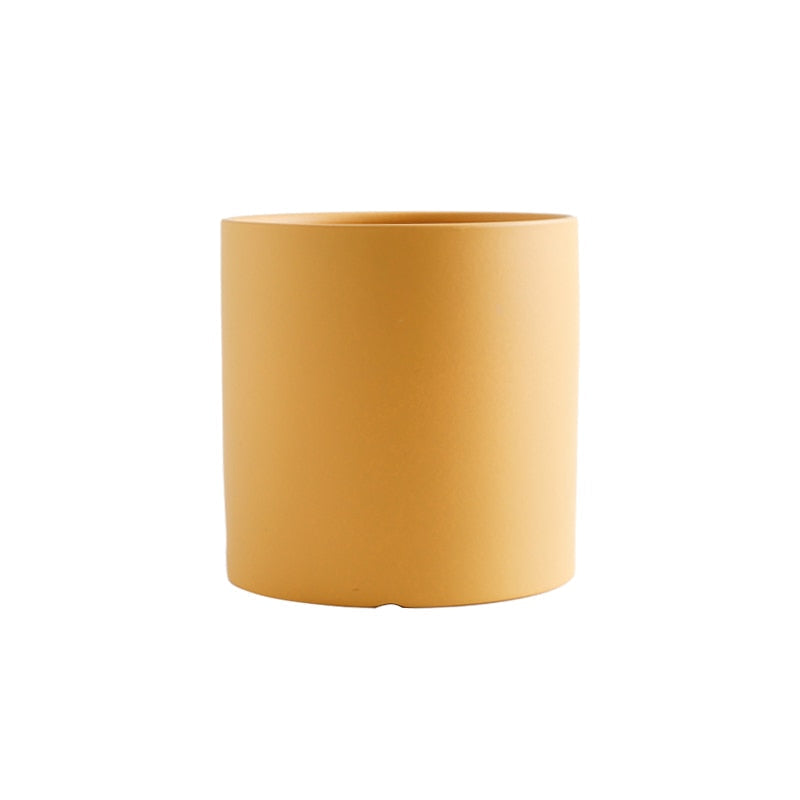 This Simple Ceramic Planter - 5.5" from Earth to Daisy is perfect for the modern plant mom in her indoor jungle! #plantsmakepeoplehappy