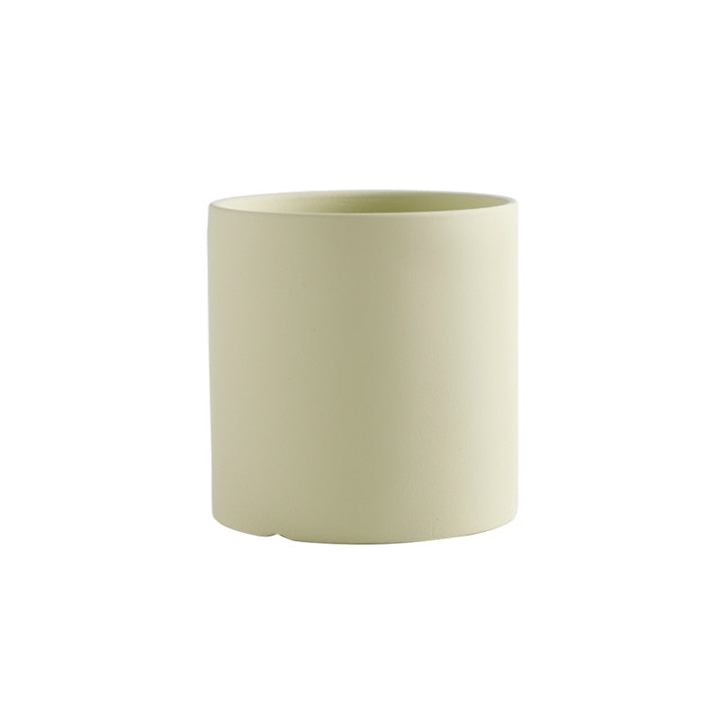 This Simple Ceramic Planter - 5.5" from Earth to Daisy is perfect for the modern plant mom in her indoor jungle! #plantsmakepeoplehappy
