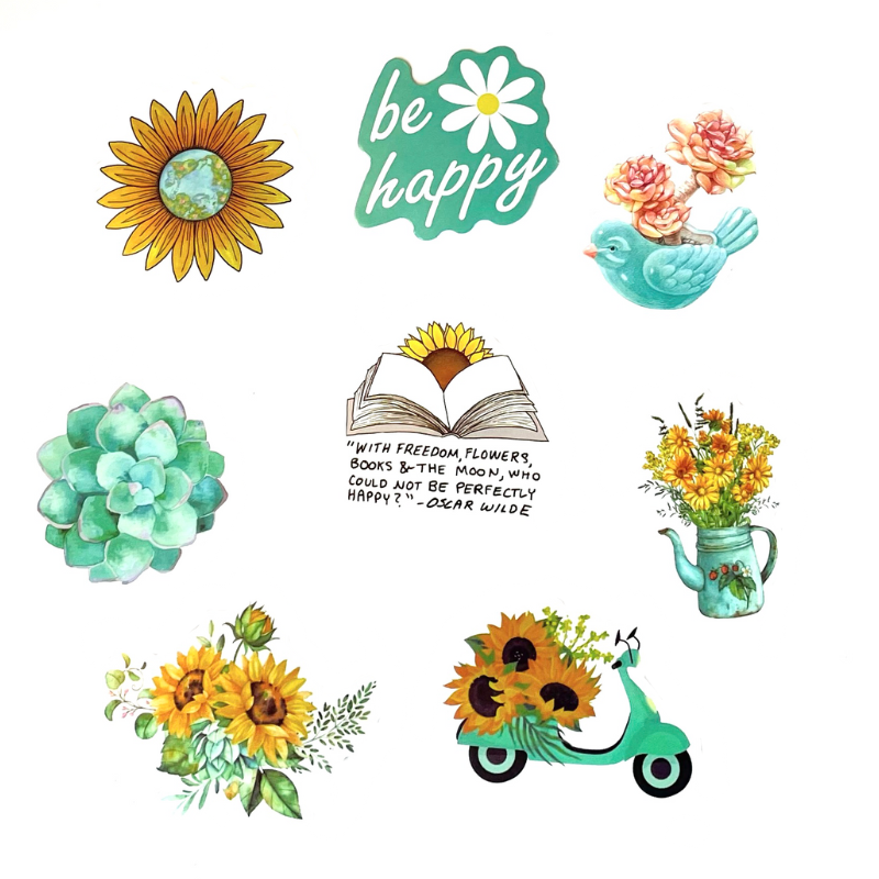Succulent Stickers - Assorted