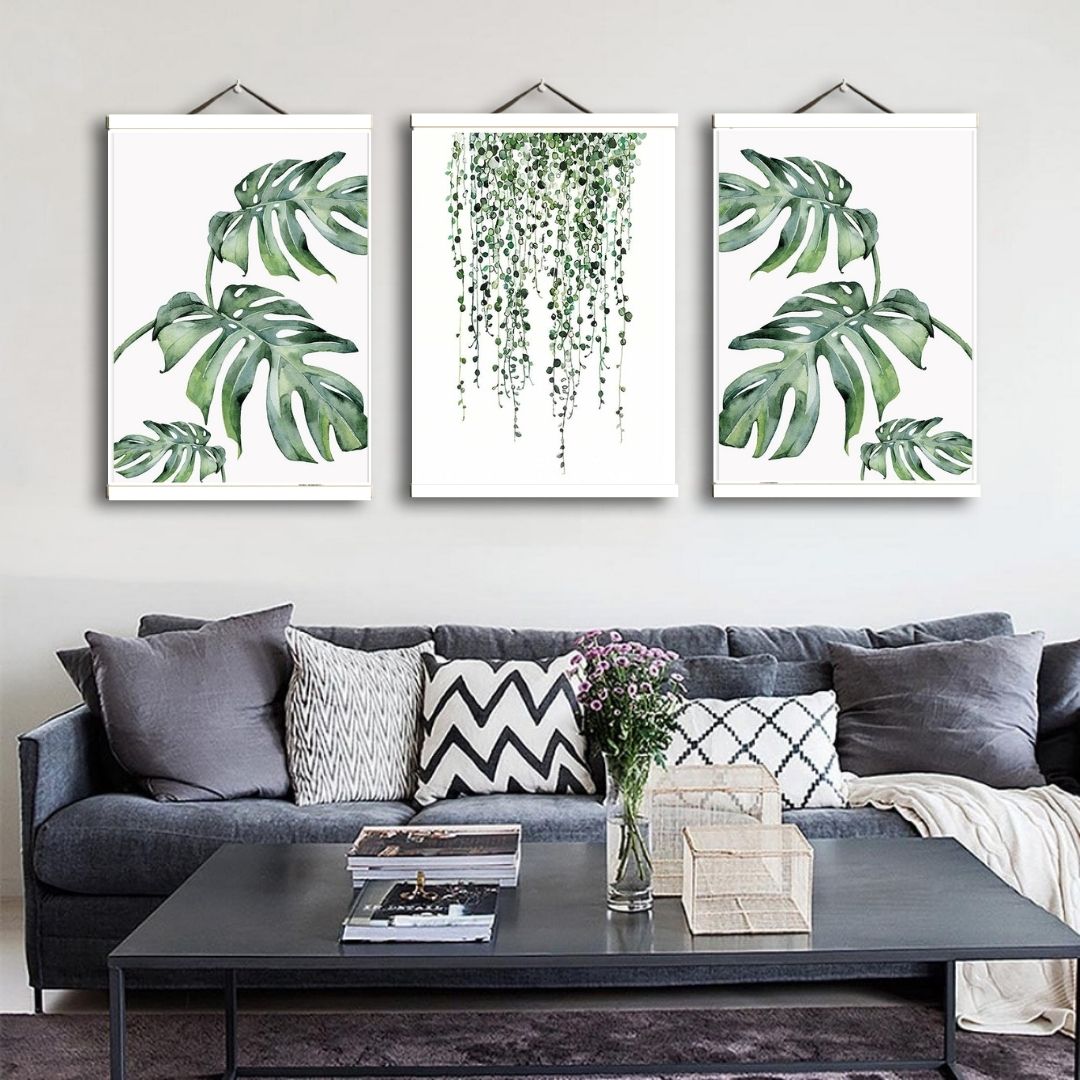 This Easy White Frame from Earth to Daisy is perfect for the modern plant mom in her indoor jungle! #plantsmakepeoplehappy