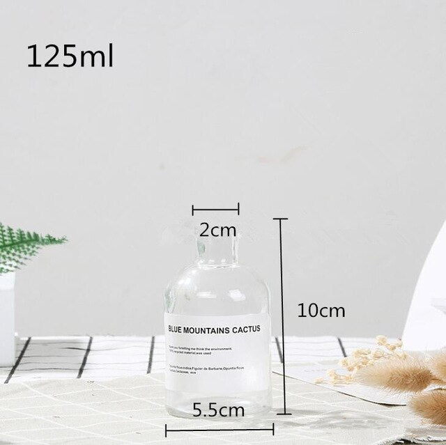 This Clear Glass Vase | Small Glass Vase | Wide Mouth from Earth to Daisy is perfect for the modern plant mom in her indoor jungle! #plantsmakepeoplehappy