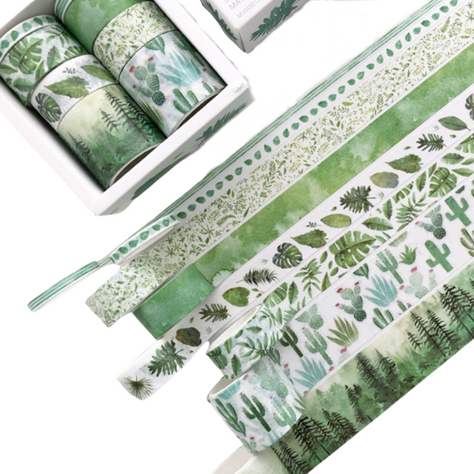 This Planty Washi Tape - Planty Green from Earth to Daisy is perfect for the modern plant mom in her indoor jungle! #plantsmakepeoplehappy