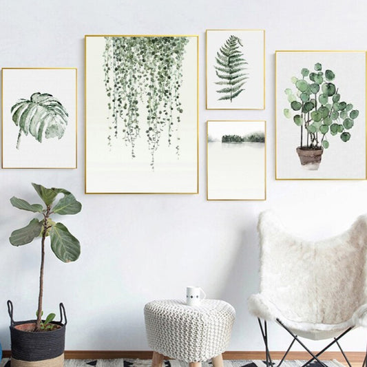 This Palm Frond Poster from Earth to Daisy is perfect for the modern plant mom in her indoor jungle! #plantsmakepeoplehappy