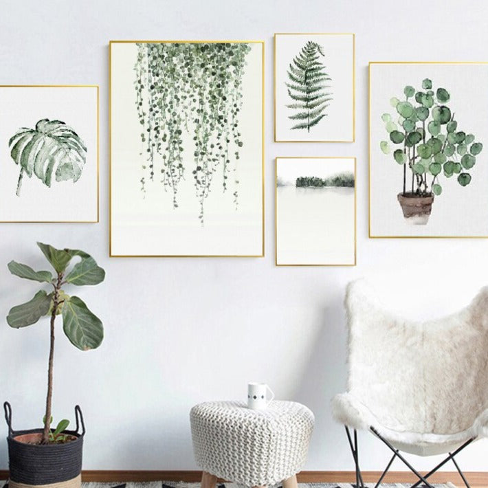 This Money Tree Poster from Earth to Daisy is perfect for the modern plant mom in her indoor jungle! #plantsmakepeoplehappy