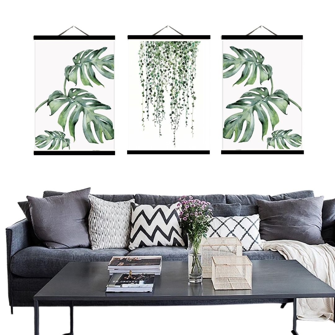 This Easy Black Frame from Earth to Daisy is perfect for the modern plant mom in her indoor jungle! #plantsmakepeoplehappy