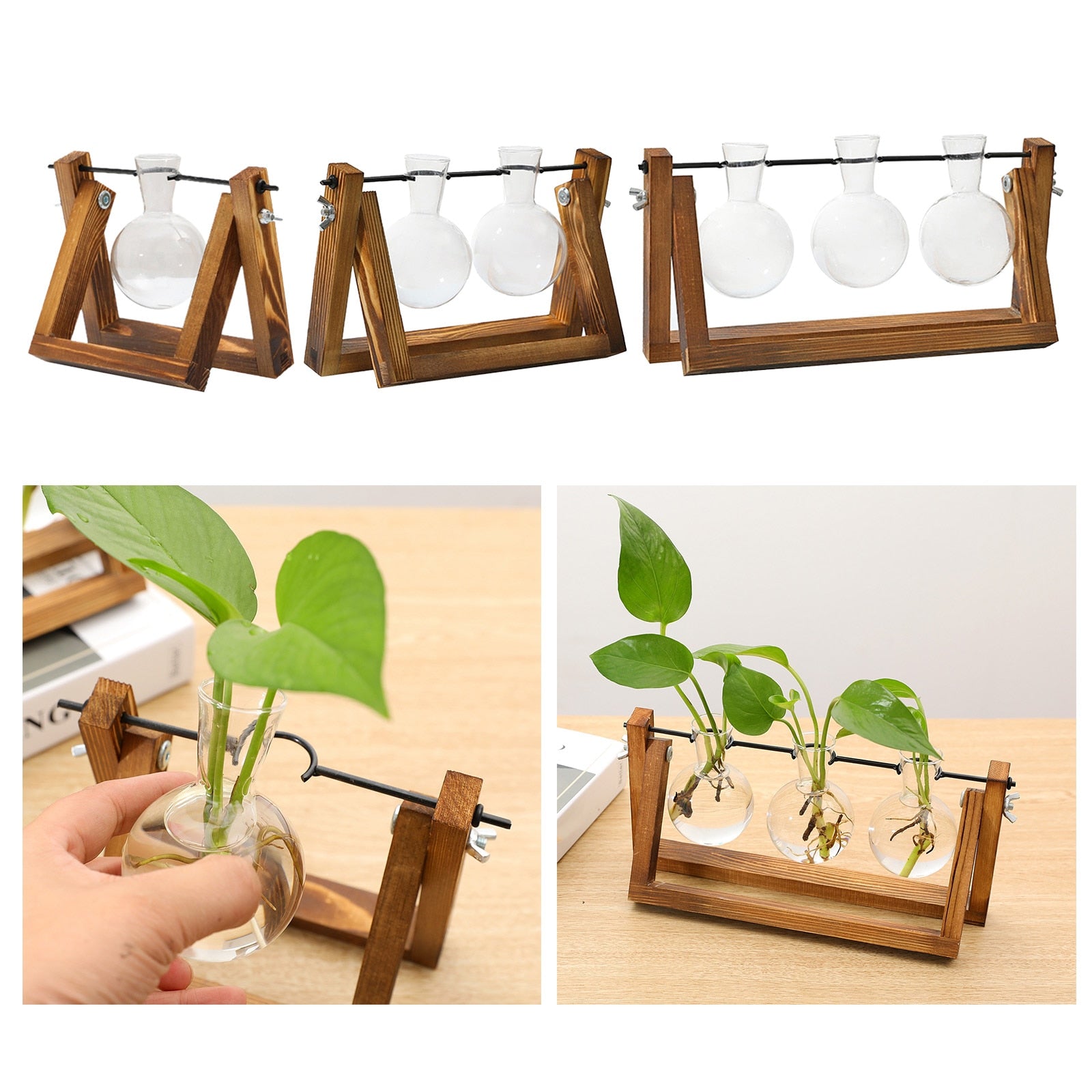 This Propagation Station from Earth to Daisy is perfect for the modern plant mom in her indoor jungle! #plantsmakepeoplehappy