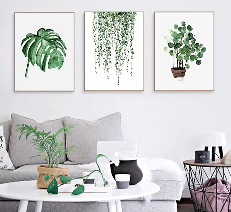 This Foliage Frame Fillers | A Monstera Cutting from Earth to Daisy is perfect for the modern plant mom in her indoor jungle! #plantsmakepeoplehappy