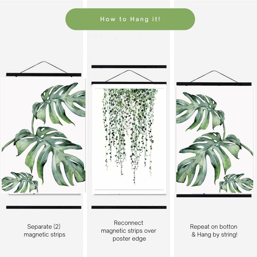 This Easy Black Frame from Earth to Daisy is perfect for the modern plant mom in her indoor jungle! #plantsmakepeoplehappy